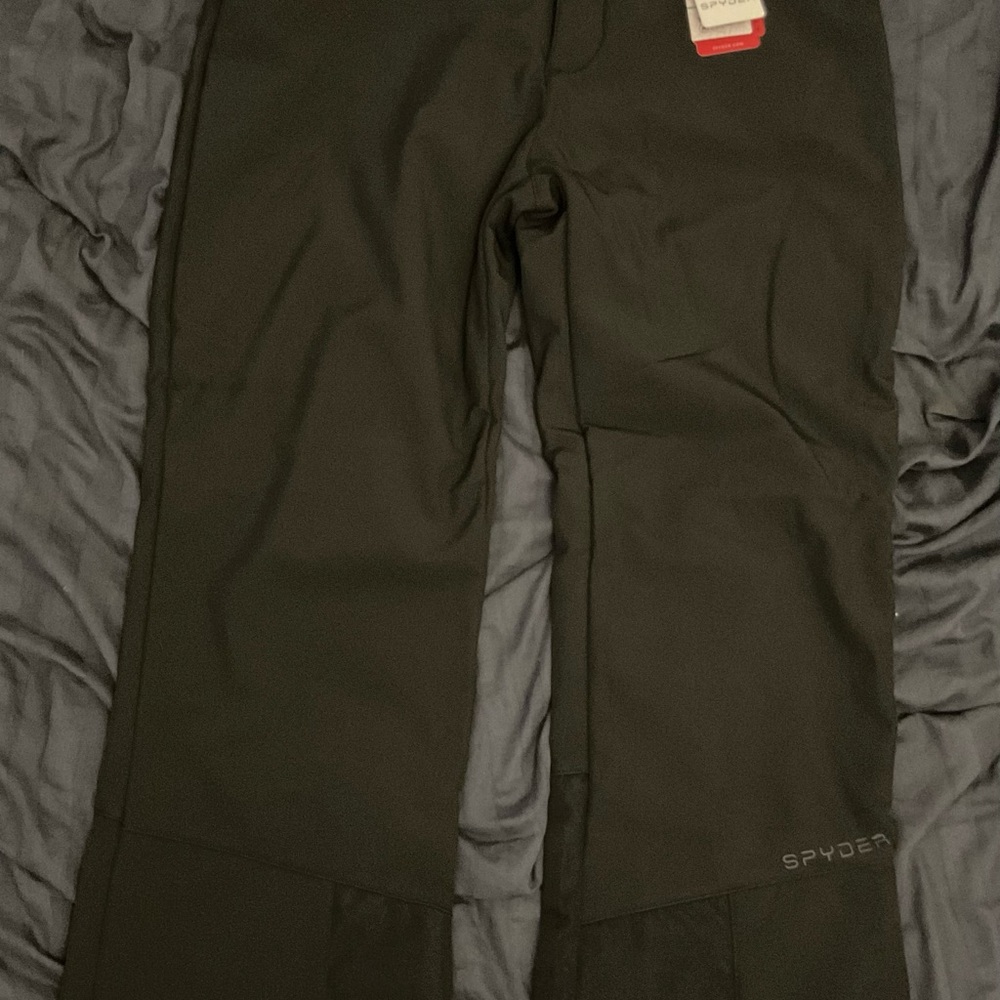 “NWT Spyder Ski Pants XL Black Waterproof Insulated Snow Pants Women